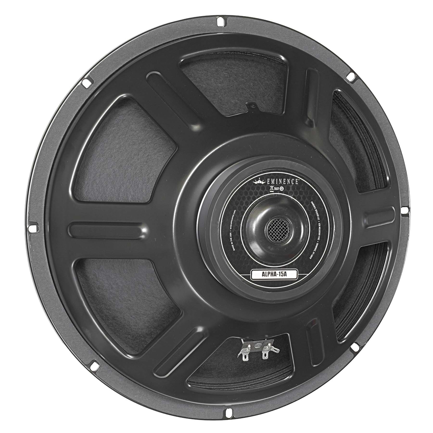 Eminence ALPHA-15A 15 inch 8 ohm loudspeaker driver view 1