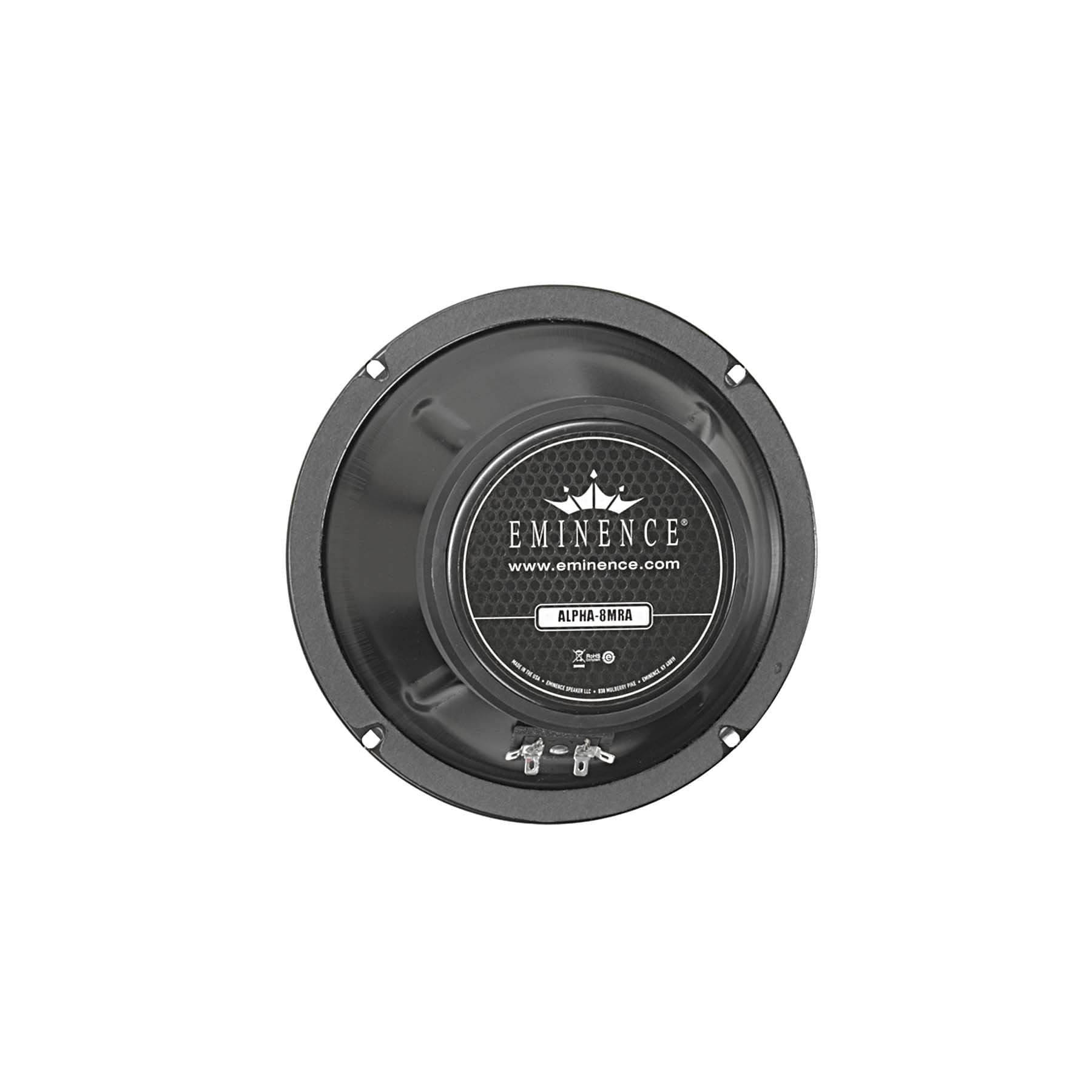 Eminence ALPHA-8MRA 8 inch 8 ohm loudspeaker driver view 1