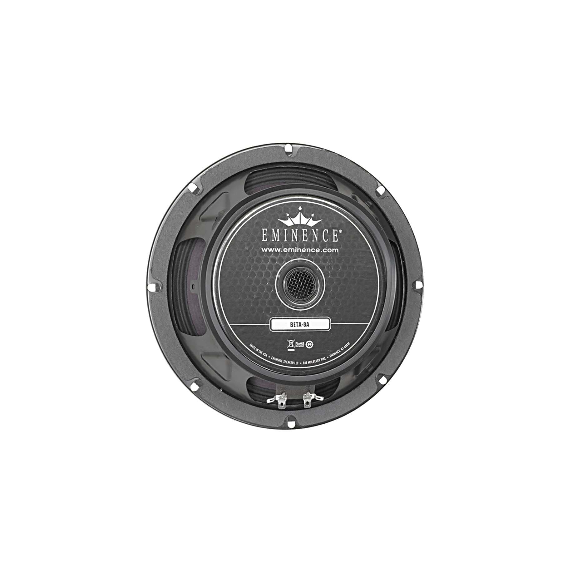 Eminence BETA-8A 8 inch 8 ohm loudspeaker driver similar driver