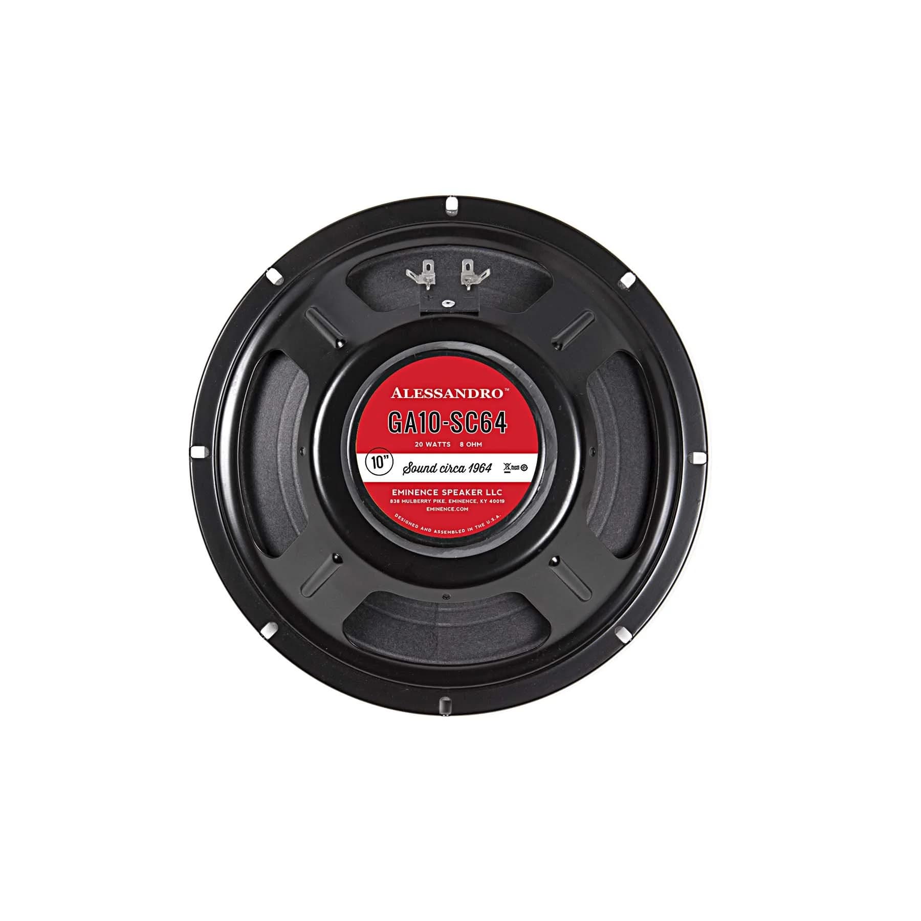 Eminence GA10-SC64 10 inch 8 ohm loudspeaker driver view 2