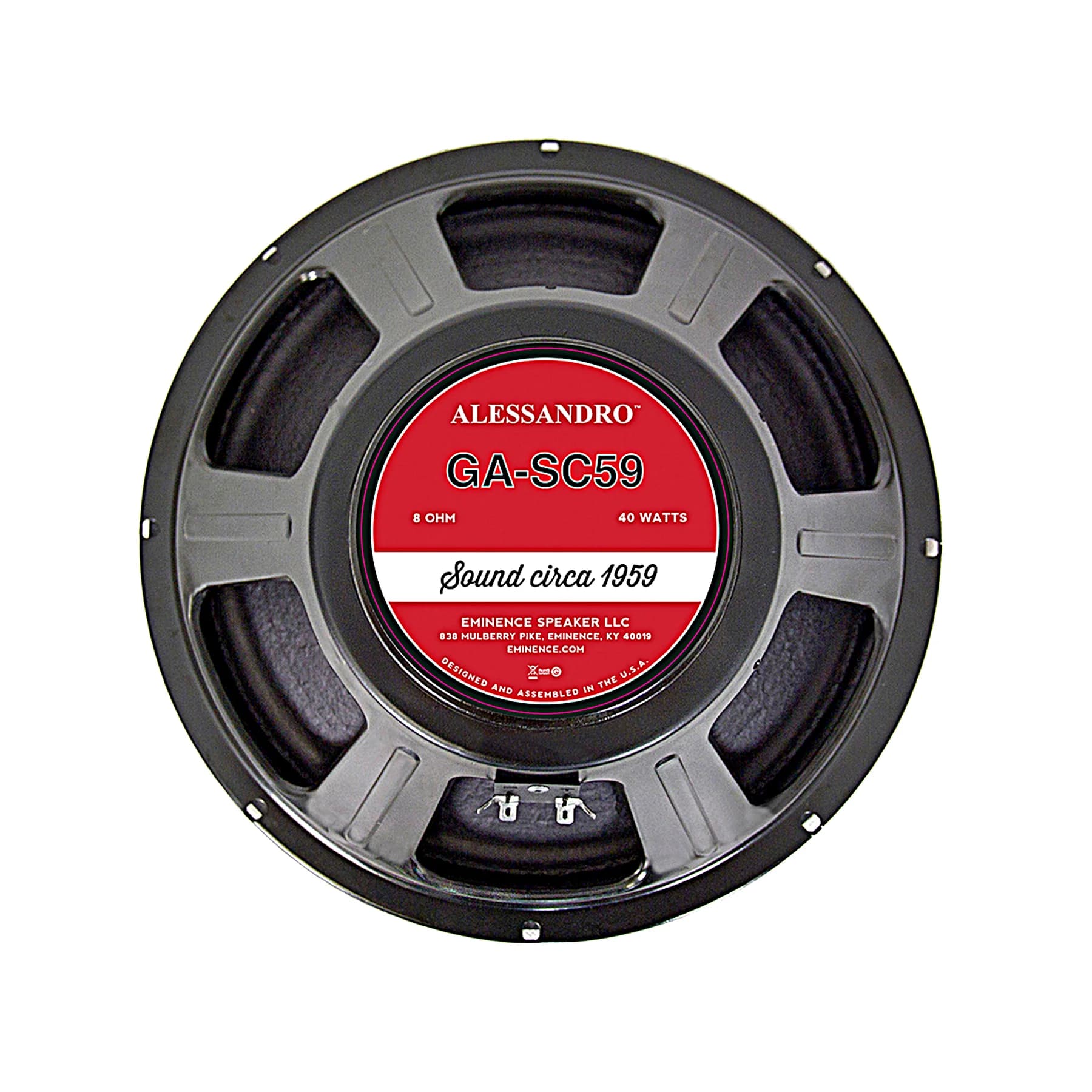 Eminence GA-SC59 12 inch 8 ohm loudspeaker driver view 2