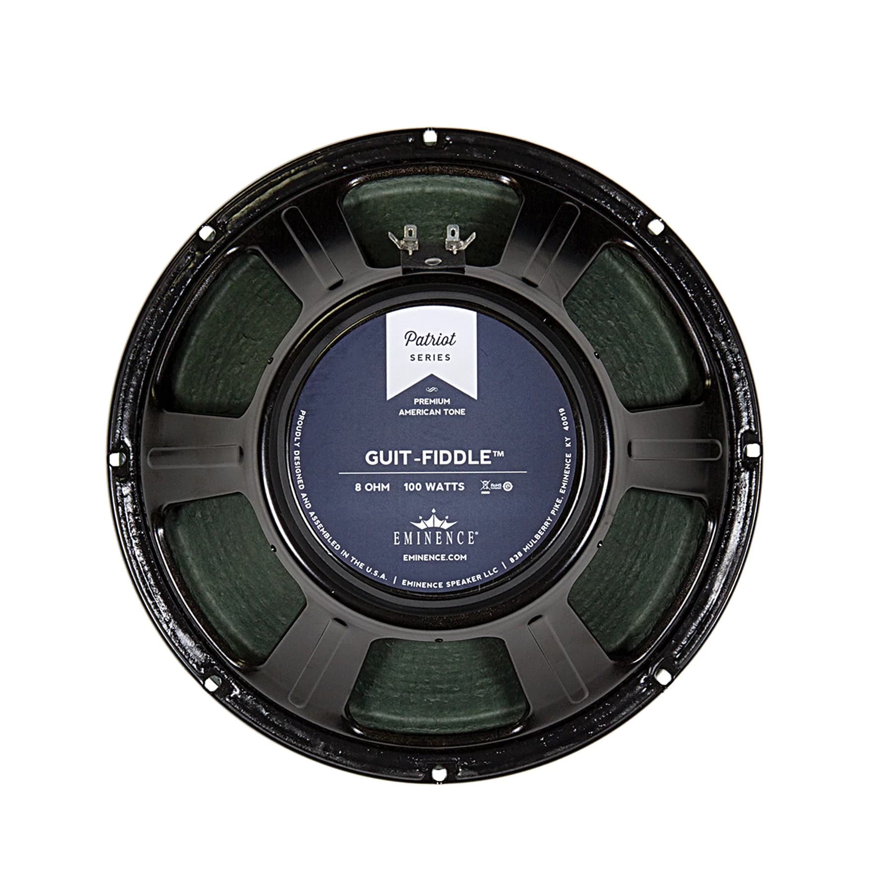 Eminence GUIT-FIDDLE 12 inch 8 ohm loudspeaker driver view 2