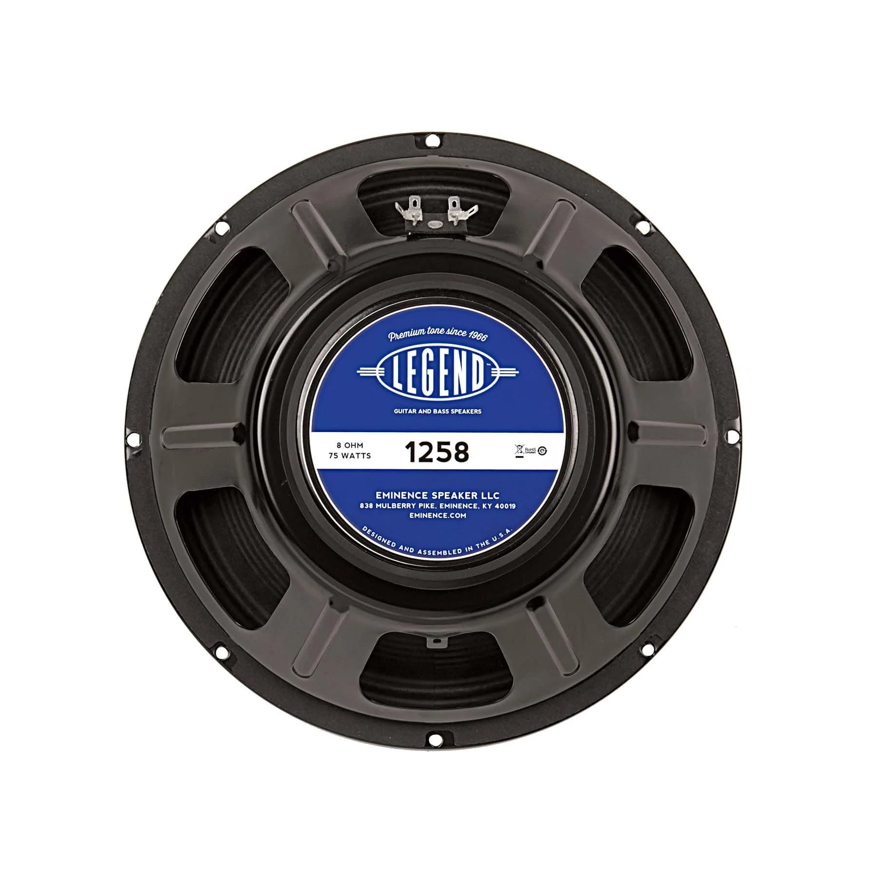 Eminence LEGEND 1258 12 inch 8 ohm loudspeaker driver view 2