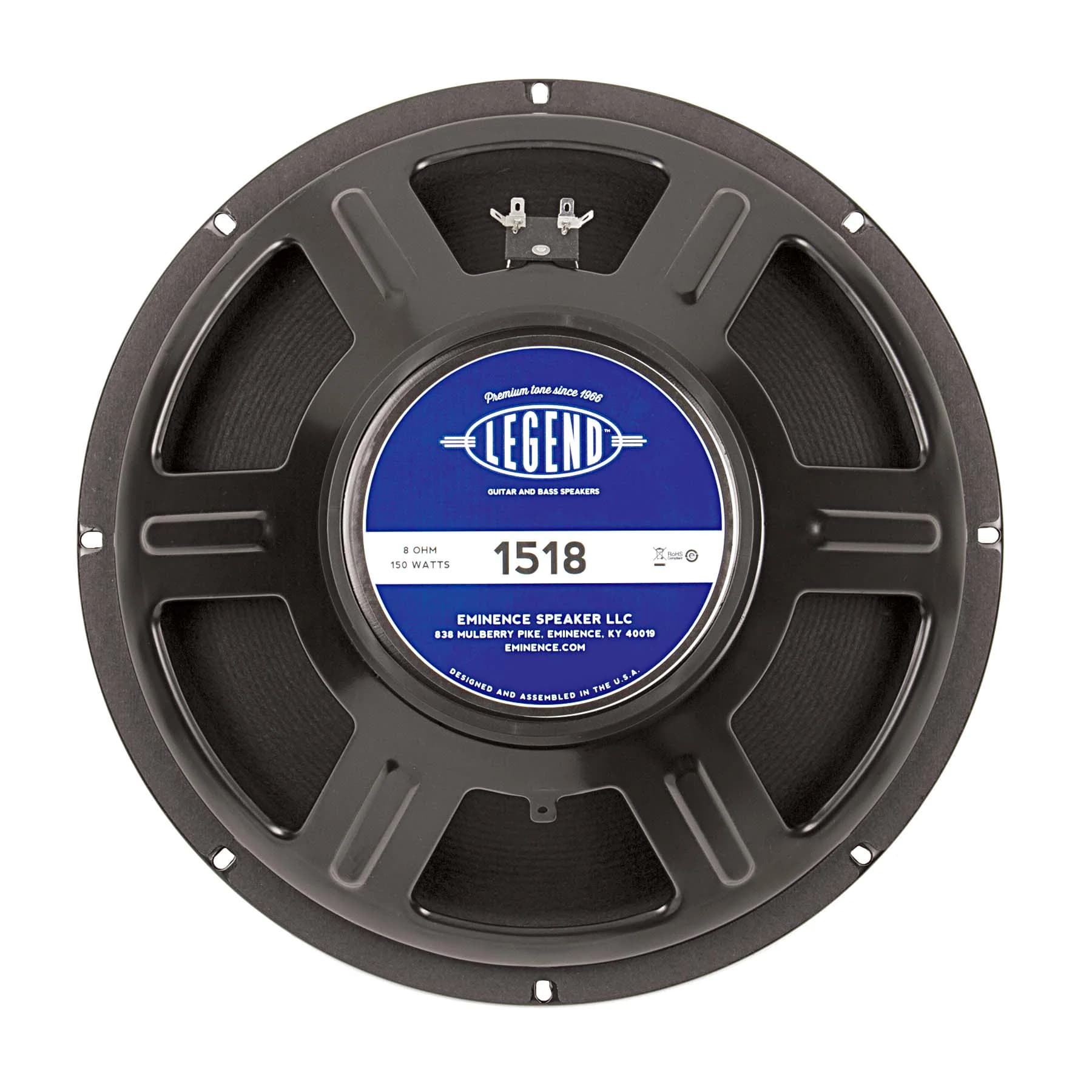 Eminence LEGEND 1518 15 inch 8 ohm loudspeaker driver view 2