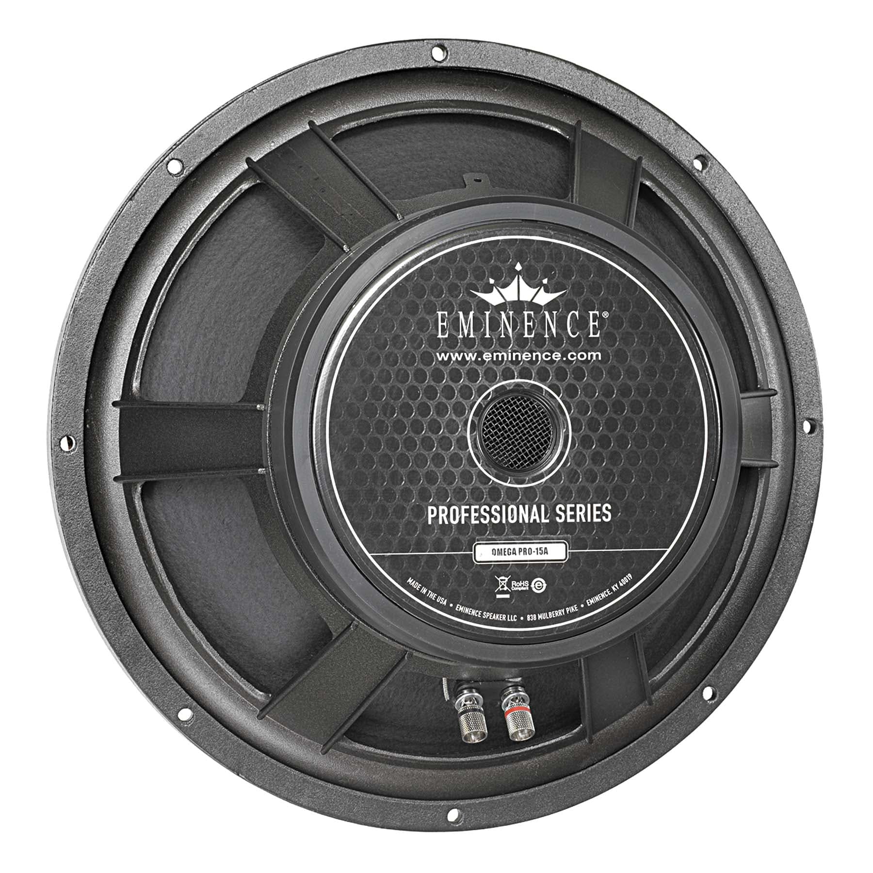 Eminence OMEGA PRO-15A 15 inch 8 ohm loudspeaker driver similar driver