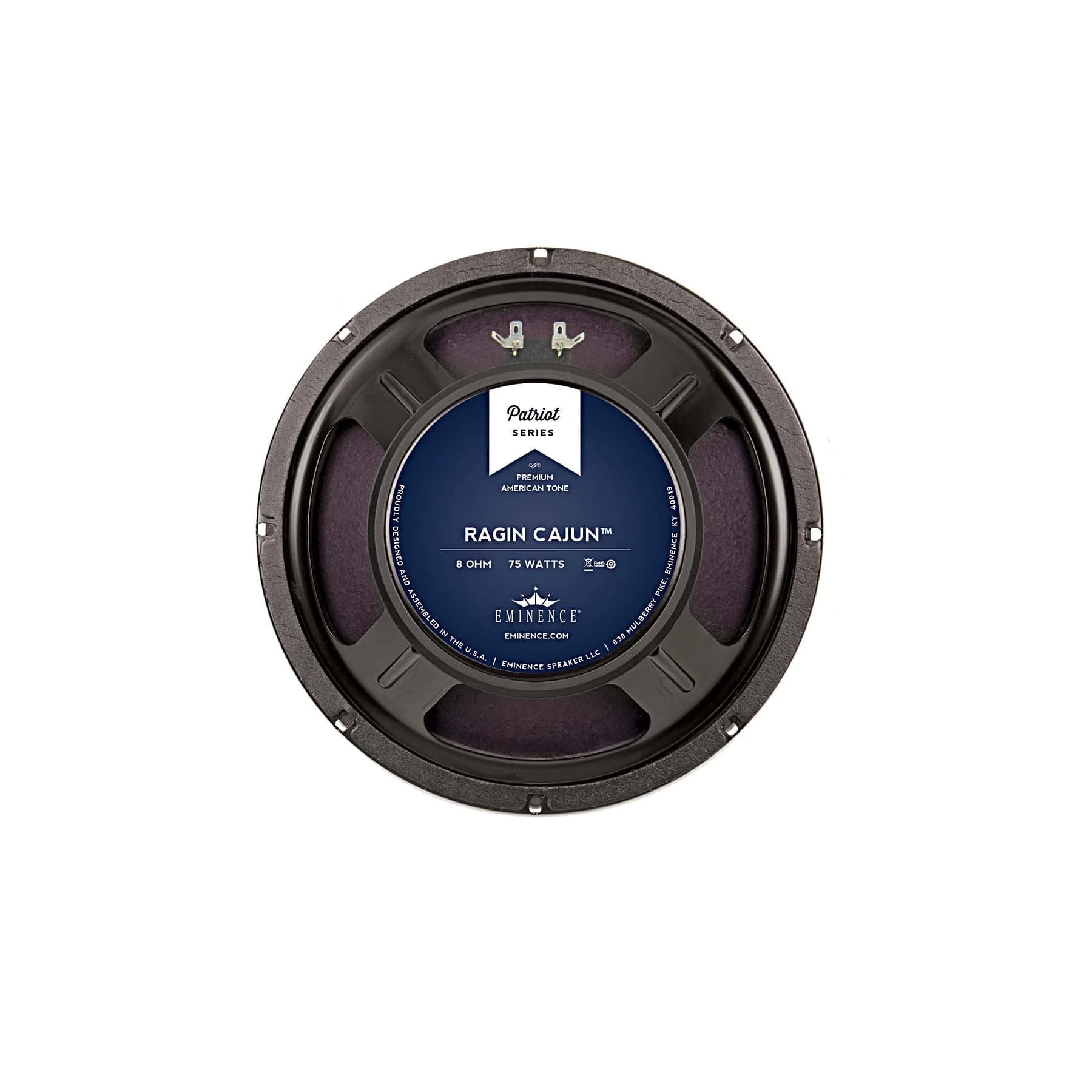 Eminence RAGIN CAJUN 10 inch 8 ohm loudspeaker driver view 2