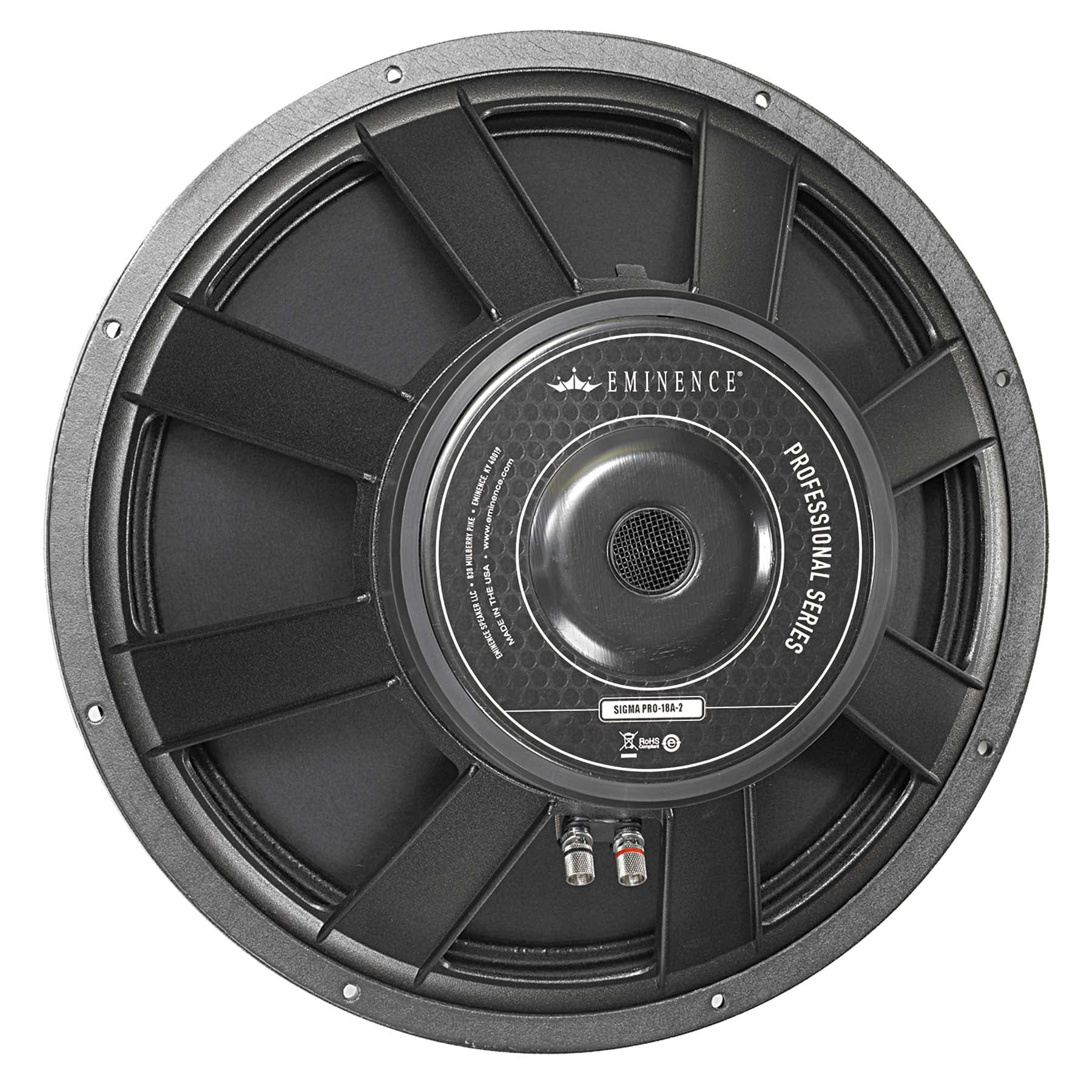 Eminence SIGMA PRO-18A 18 inch 8 ohm loudspeaker driver similar driver