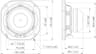 Lavoce WSN041.00 4 inch 8 ohm loudspeaker driver thumbnail view 5
