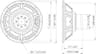 Lavoce WSN102.50 10 inch 8 ohm loudspeaker driver thumbnail view 2
