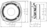Lavoce MAF061.50 6.5 inch 8 ohm loudspeaker driver thumbnail view 2
