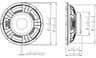 Lavoce SSF102.40 10 inch 8 ohm loudspeaker driver thumbnail view 5