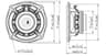 Lavoce WAN061.80 6.5 inch 8 ohm loudspeaker driver thumbnail view 6