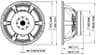 Lavoce WAF154.00 15 inch 8 ohm loudspeaker driver thumbnail view 3