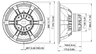 Lavoce CAN123.00T 12 inch 8 ohm loudspeaker driver thumbnail view 4