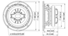 Lavoce CSF061.70K 6.5 inch 8 ohm loudspeaker driver thumbnail view 3