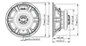 Lavoce CSF122.50K 12 inch 8 ohm loudspeaker driver thumbnail view 6