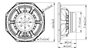 Lavoce WAN082.02 8 inch 8 ohm loudspeaker driver thumbnail view 5