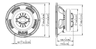 Lavoce CPF082.00K 8 inch 8 ohm loudspeaker driver thumbnail view 3