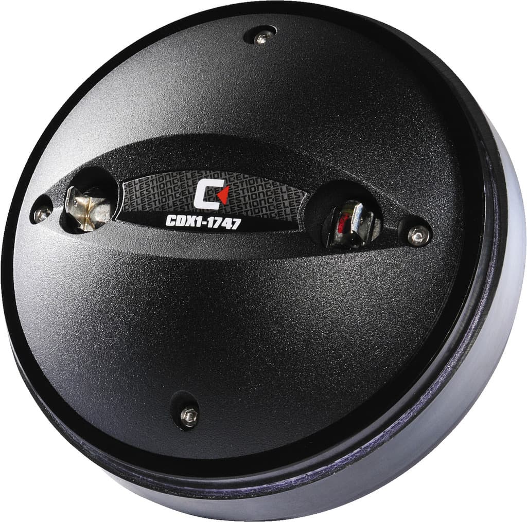 Monacor CDX1-1747/8 1 inch 8 ohm loudspeaker driver view 1