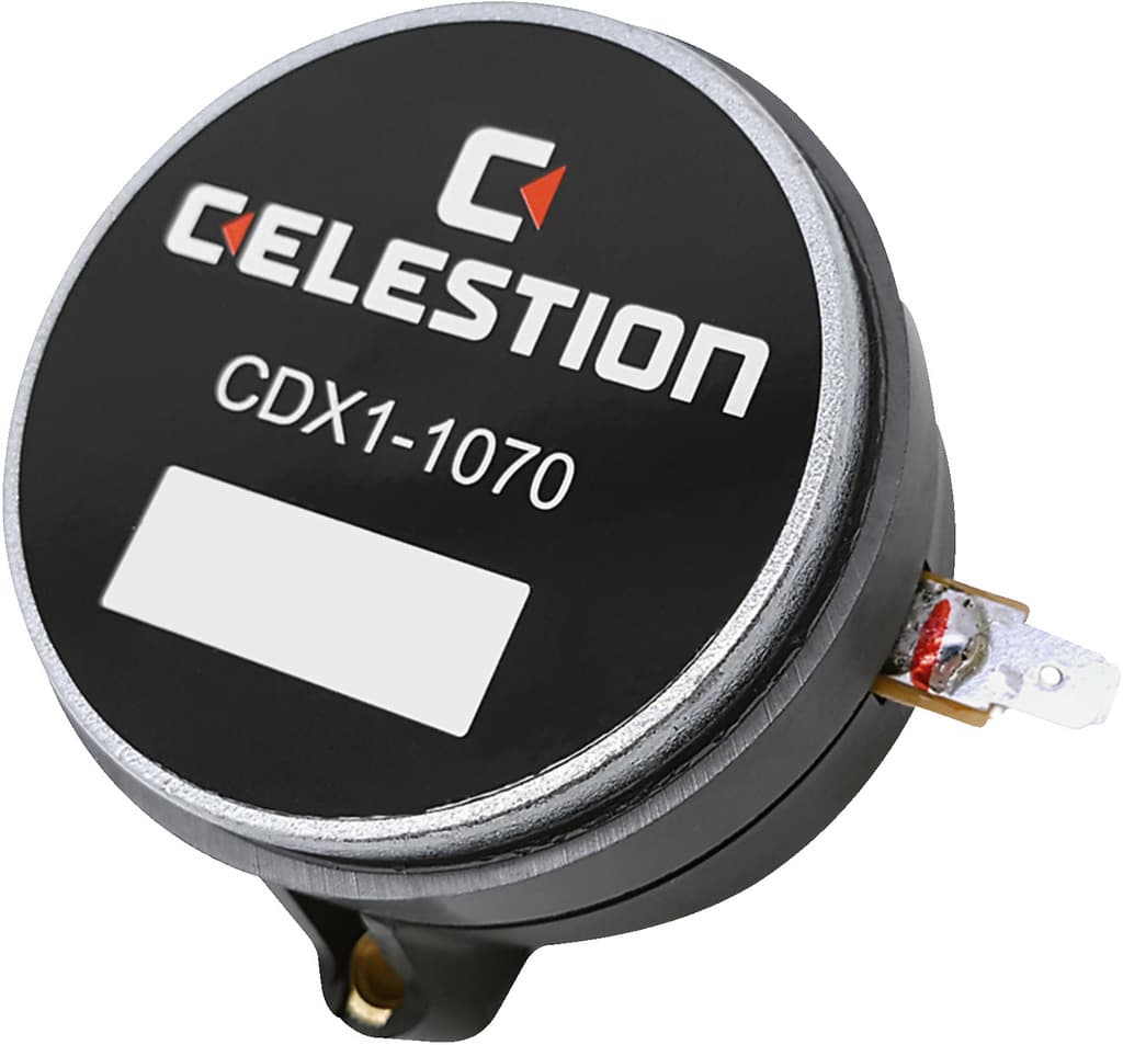 Monacor CDX1-1070/8 1 inch 8 ohm loudspeaker driver view 2