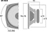 Monacor SP-45/4 3 inch 4 ohm loudspeaker driver thumbnail view 3