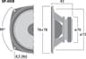 Monacor SP-45/8 3 inch 8 ohm loudspeaker driver thumbnail view 3