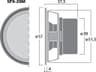 Monacor SPX-20M 2 inch 8 ohm loudspeaker driver thumbnail view 2