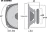 Monacor SP-4/60PRO 4 inch 8 ohm loudspeaker driver thumbnail view 2
