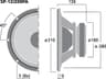 Monacor SP-12/200PA 12 inch 8 ohm loudspeaker driver thumbnail view 3