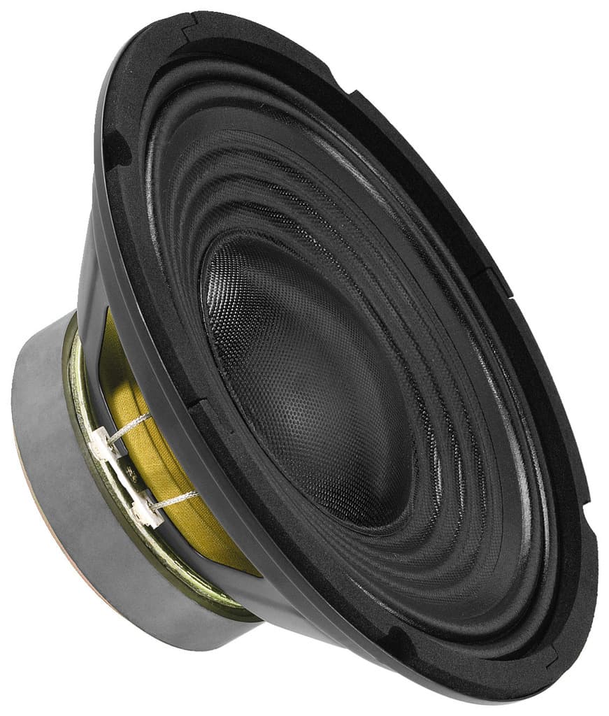 Monacor SP-202PA 8 inch 8 ohm loudspeaker driver view 1