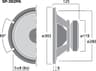 Monacor SP-302PA 12 inch 8 ohm loudspeaker driver thumbnail view 3