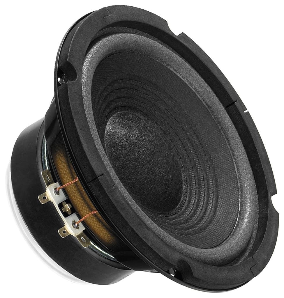 Monacor SP-167E 6.5 inch 4 ohm loudspeaker driver view 1