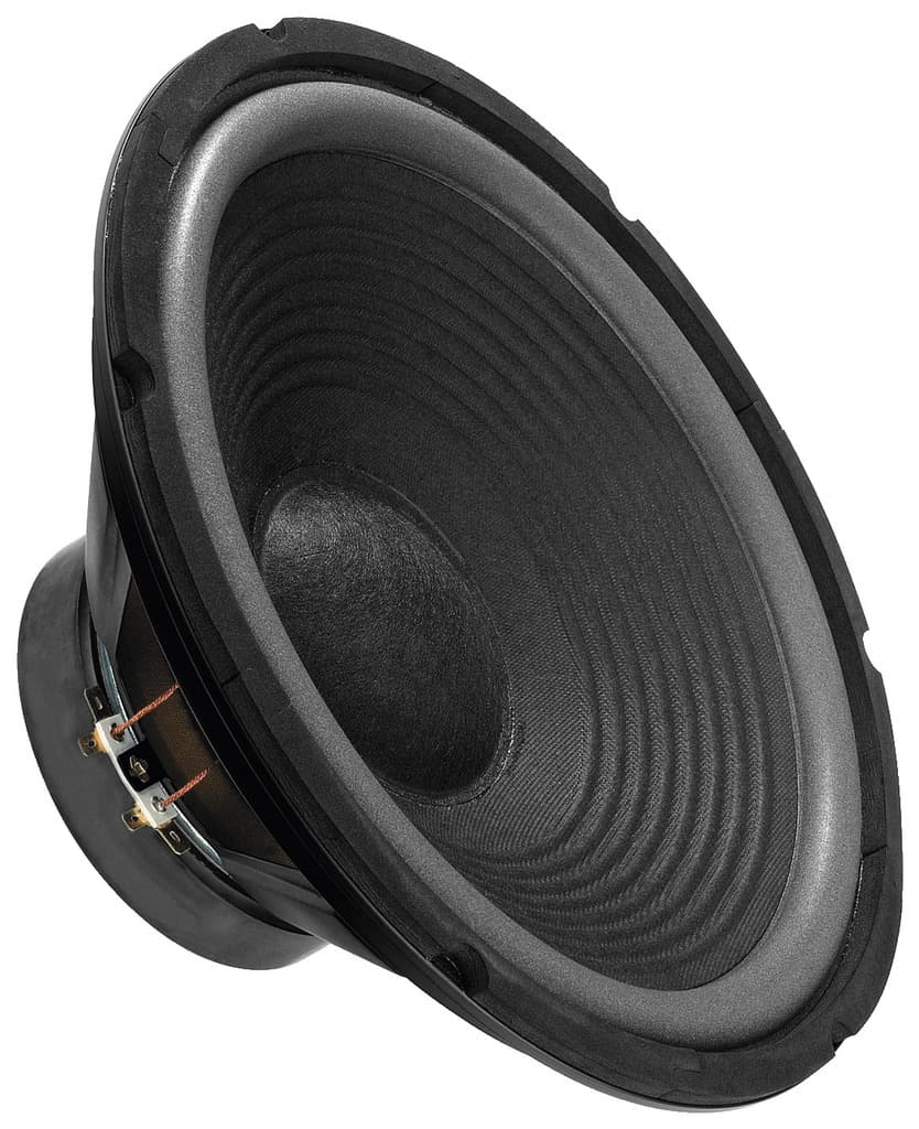 Monacor SP-302E 12 inch 4 ohm loudspeaker driver view 1