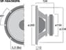 Monacor SP-10A/302PA 10 inch 8 ohm loudspeaker driver thumbnail view 2