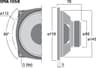 Monacor SPM-165/8 6.5 inch 8 ohm loudspeaker driver thumbnail view 3