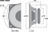 Monacor SPM-100/8 4 inch 8 ohm loudspeaker driver thumbnail view 2