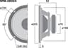 Monacor SPM-200X/4 8 inch 4 ohm loudspeaker driver thumbnail view 2
