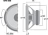 Monacor SPH-5M 5 inch 8 ohm loudspeaker driver thumbnail view 2