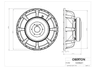 Oberton 15MB601 15 inch 8 ohm loudspeaker driver thumbnail view 3