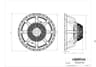 Oberton 18NSW700 18 inch 8 ohm loudspeaker driver thumbnail view 3