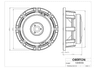 Oberton 10MB500 10 inch 8 ohm loudspeaker driver thumbnail view 3