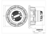 Oberton 10NCX 10 inch 8 ohm loudspeaker driver thumbnail view 3