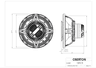 Oberton 12HCX 12 inch 8 ohm loudspeaker driver thumbnail view 3