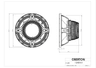 Oberton 12NB601 12 inch 8 ohm loudspeaker driver thumbnail view 3