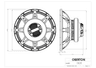 Oberton 15CX 15 inch 8 ohm loudspeaker driver thumbnail view 3