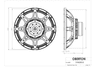 Oberton 15NMB35 15 inch 8 ohm loudspeaker driver thumbnail view 3
