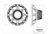 Oberton 15NMB600 15 inch 8 ohm loudspeaker driver thumbnail view 3