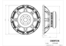 Oberton 15PD600 15 inch 8 ohm loudspeaker driver thumbnail view 3