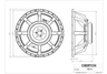 Oberton 18B35 18 inch 8 ohm loudspeaker driver thumbnail view 3