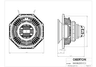 Oberton 8MVCX (8NMB250VCX) 8 inch 8 ohm loudspeaker driver thumbnail view 3